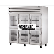 Tủ lạnh cửa xoay nửa kính Reach-In TRUE STR3R-6HG-HC
