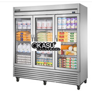 Tủ lạnh cửa xoay bằng kính Reach-In TRUE T-72G-HC~FGD01