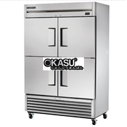 Tủ đông bằng thép không gỉ cửa xoay nửa chắc chắn Reach-In TRUE TS-49F-4-HC