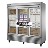 Tủ đông bằng thép không gỉ cửa xoay kính Reach-In TRUE TS-72FG-HC~FGD01