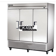 Tủ đông bằng thép không gỉ cửa xoay chắc chắn Reach-In TRUE TS-72F-HC