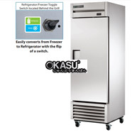Tủ đông Flex Temp cửa xoay rắn Reach-In TRUE T-23F-FLX-HC