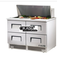 Bàn chuẩn bị thực phẩm có ngăn kéo TRUE TFP-48-18M-D-4