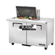Bàn Sandwich/Salad cửa đặc Mega-Top TRUE TSSU-48-12M-B-HC