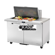 Bàn Sandwich/Salad cửa đặc Mega-Top TRUE TSSU-48-15M-B-HC~SPEC3