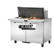 Bàn Sandwich/Salad cửa đặc Mega-Top TRUE TSSU-48-18M-B-HC~SPEC3