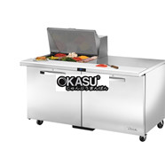 Bàn Sandwich/Salad cửa đặc Mega-Top TRUE TSSU-60-12M-B-HC~SPEC3