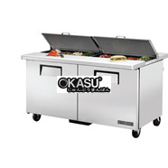 Bàn Sandwich/Salad cửa đặc hai mặt TRUE TSSU-60-16-DS-ST-HC