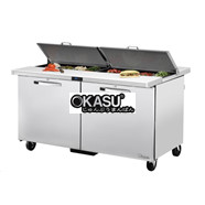 Bàn Sandwich/Salad cửa đặc hai mặt TRUE TSSU-60-16-DS-ST-HC~SPEC3