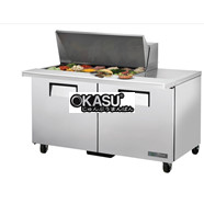 Bàn Sandwich/Salad cửa đặc Mega-Top TRUE TSSU-60-18M-B-HC