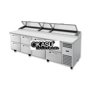Bàn chuẩn bị pizza có ngăn kéo chắc chắn TRUE TPP-AT-119D-8-HC~SPEC3