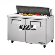 Bàn Sandwich/Salad cửa đặc TRUE TSSU-48-12-HC