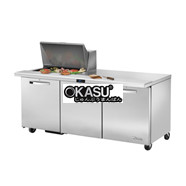 Bàn Sandwich/Salad cửa đặc Mega-Top TRUE TSSU-72-12M-B-HC~SPEC3