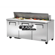 Bàn Sandwich/Salad cửa đặc TRUE TSSU-72-18-HC