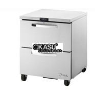 Bàn đông 2 ngăn kéo TRUE TUC-27F-D-2-HC~SPEC3