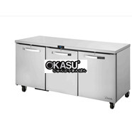 Bàn mát 3 cánh cửa đặc TRUE TUC-72-HC~SPEC3