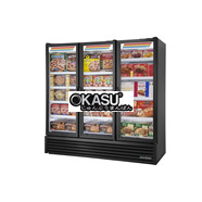 Tủ đông cửa xoay 3 cánh kính TRUE FLM-81F~TSL01