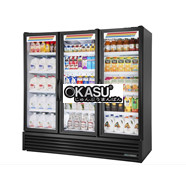 Tủ lạnh cửa xoay 3 cánh kính TRUE FLM-81~TSL01