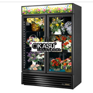 Tủ trưng bày và bảo quản hoa cửa xoay 2 cánh kính TRUE GDM-49FC-HC~TSL01