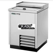 Bàn lạnh/đông bằng thép không gỉ có nắp trượt TRUE T-24-GC-S-HC