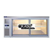Tủ mát treo tường cửa trượt 2 cánh kính Hisakage CW-180