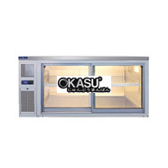 Tủ mát treo tường cửa trượt 2 cánh kính Hisakage CW-120
