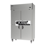 Tủ mát đứng inox 4 cửa Sanden SRR3-1200i (Inverter)