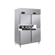 Tủ nửa đông nửa mát 4 cánh inox Berjaya BS DU2F2C/Z