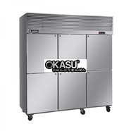 Tủ mát 6 cánh inox Sanden SRC-1853