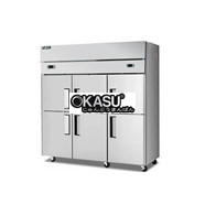 Tủ đông mát 6 cánh inox Fuji Air FFR65-6S