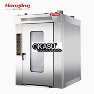 Lò nướng bánh mỳ xoay 12 khay dùng gas Hongling HX-12Q-01