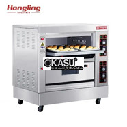 Lò nướng 2 tầng 4 khay dùng gas Hongling HLY-204F