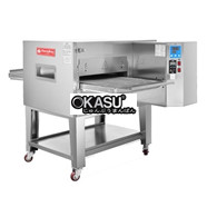 Lò nướng bánh pizza băng chuyền dùng gas Hongling PZG-14H