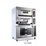 Lò nướng 2 tầng 4 khay dùng gas có ủ bột Hongling HLY-204EP