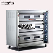 Lò nướng 3 tầng 9 khay dùng điện Hongling XYF-3HPL