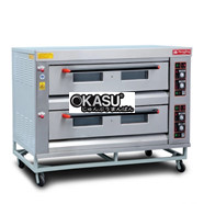 Lò nướng 2 tầng 6 khay dùng gas Hongling HLY-206E