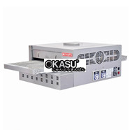 Lò nướng pizza băng chuyền dùng gas Hongling PZG32