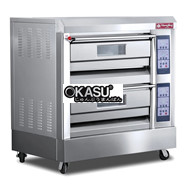 Lò nướng 2 tầng 4 khay dùng điện Hongling XYF-2HP-N