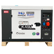 Máy Phát Điện Chạy Dầu 12Kva Hidachi HD12Kva-3pha