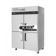 Tủ mát đứng 4 cánh inox Turbo Air KR45-4
