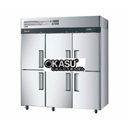 Tủ đông 6 cánh inox Turbo Air KF65-6