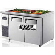 Bàn salad 2 cánh inox Turbo Air KSR12-2 1M2