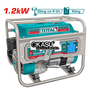 Máy Phát Điện Chạy Xăng 1.2KW Total TP115005