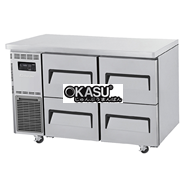 Bàn đông 4 ngăn kéo Turbo Air KUF12-2D-4