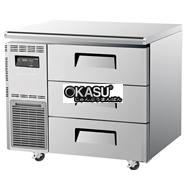 Bàn đông 3 ngăn kéo Turbo Air KUF9-3D-3