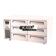 Bàn đông 6 ngăn kéo Turbo Air KUF15-3D-6 