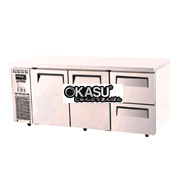 Bàn mát 2 cửa 2 ngăn kéo Turbo Air KUR18-2D-2