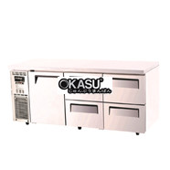 Bàn mát 1 cửa 4 ngăn kéo Turbo Air KUR18-2D-4