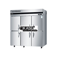 Tủ đông 6 cánh inox Turbo Air PF65-6-N