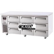 Bàn mát 9 ngăn kéo Turbo Air KUR18-3D-9